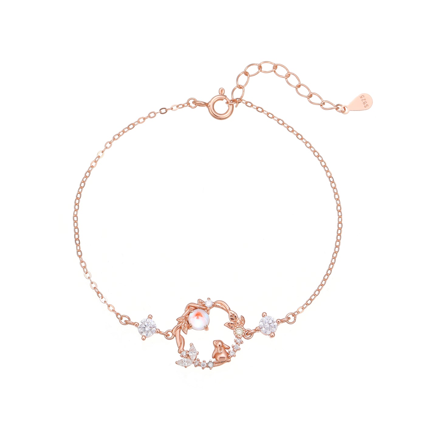 Moon Rabbit Gazing Bracelet