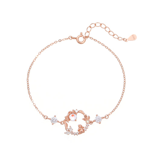 Moon Rabbit Gazing Bracelet