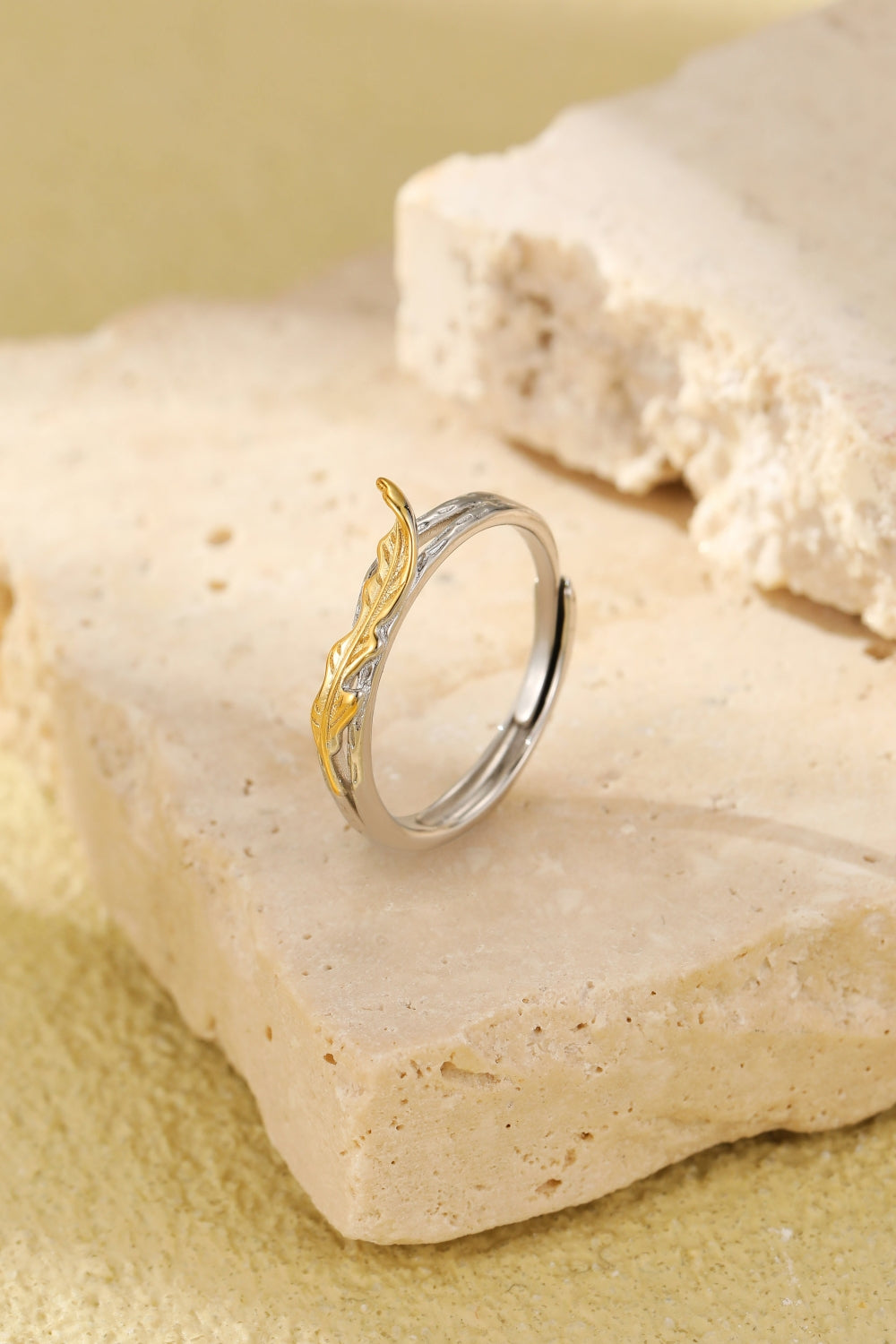 Golden Leaf Career Ring