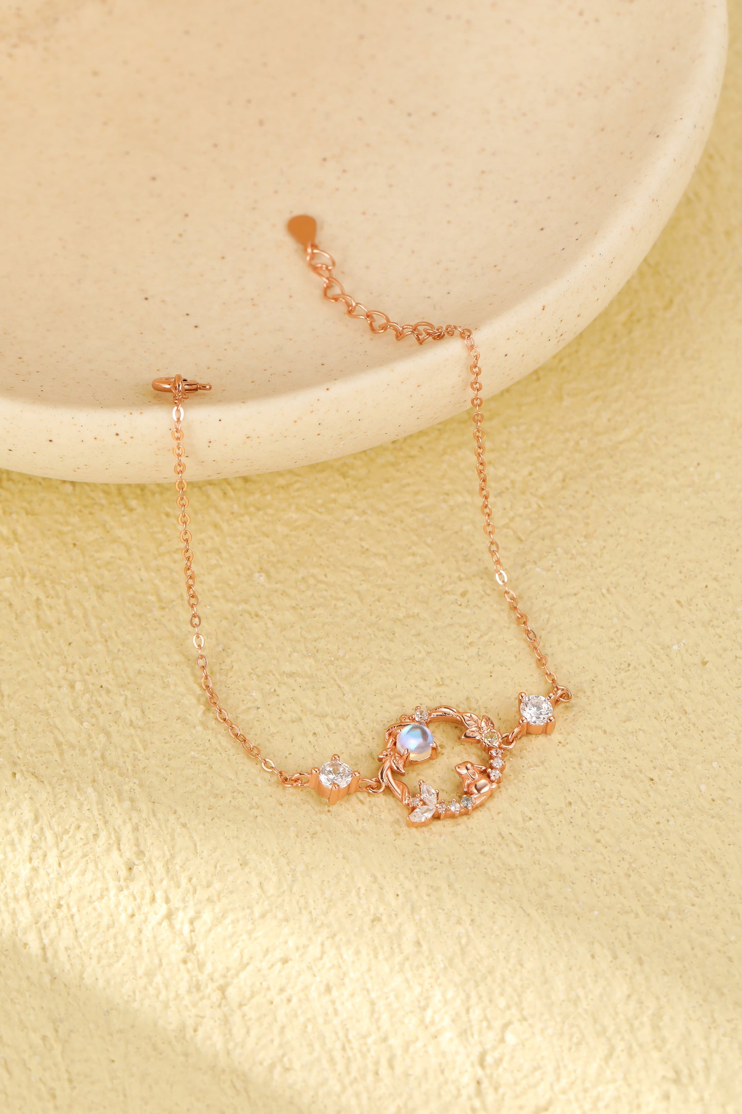 Moon Rabbit Gazing Bracelet