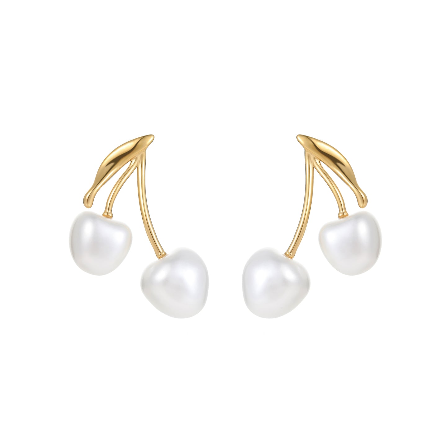 Pearl-Cherry Auspice – The Eastern Fullness Earrings