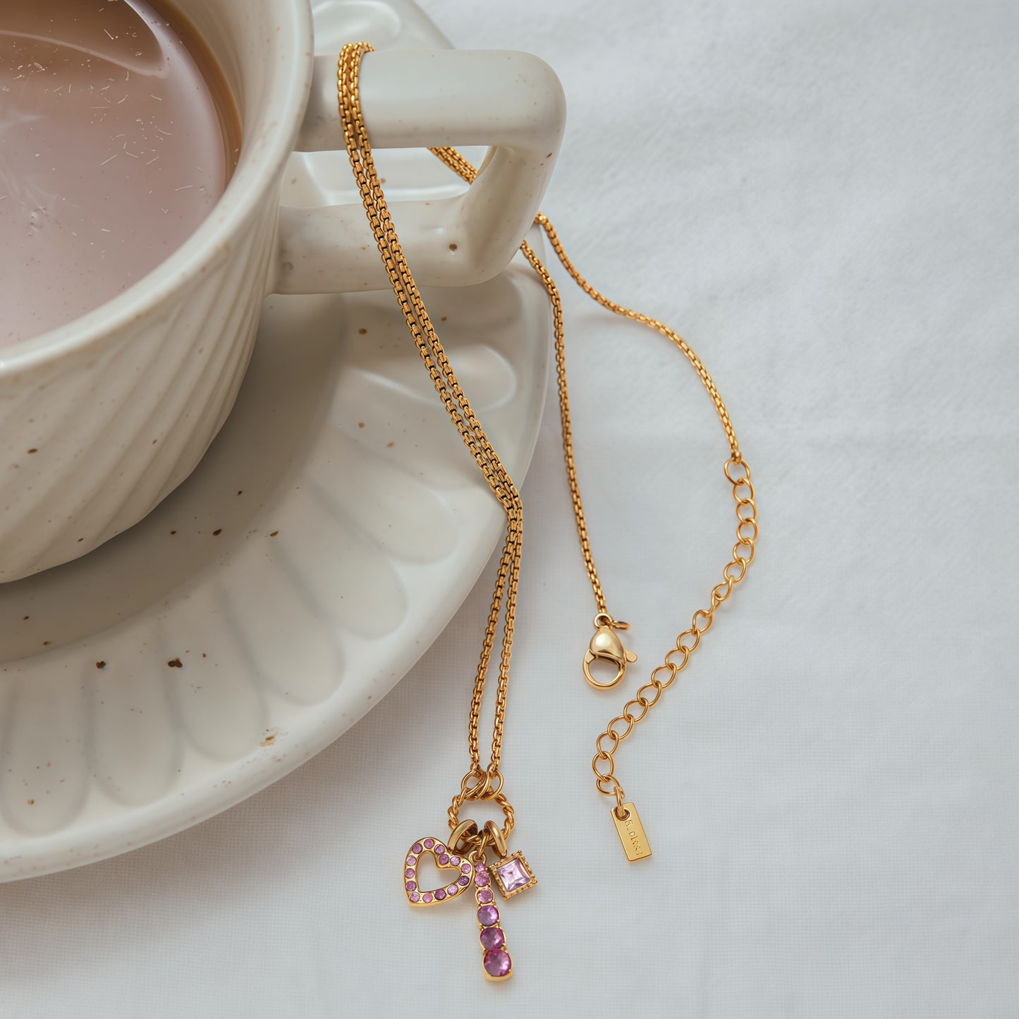 Auspicious Key & Heart – The Eastern Blessing Necklace