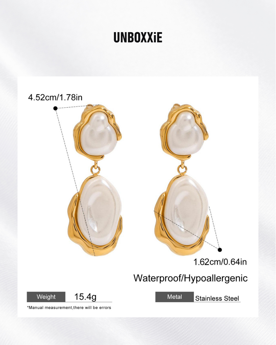 Pearl Elegance – The Auspicious Wholeness Earrings