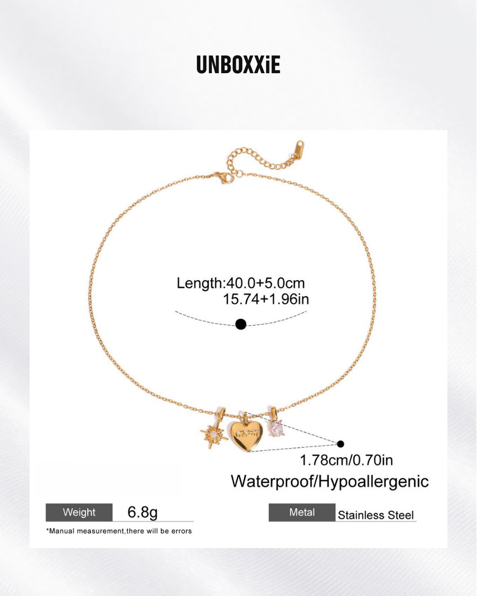 Auspicious Hearts & Stars – The Eastern Blessing Necklace