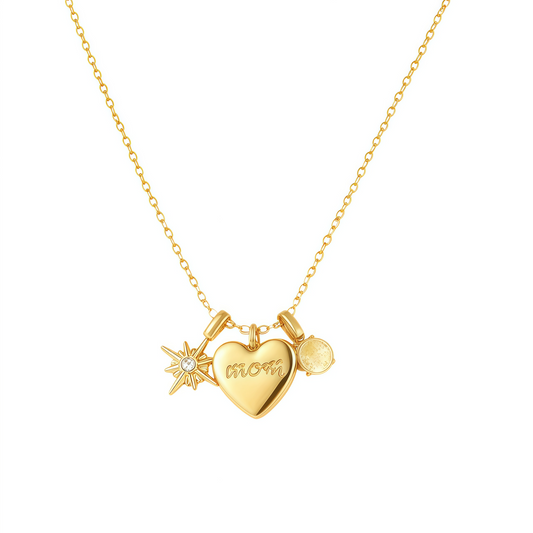 Auspicious Hearts & Stars – The Eastern Blessing Necklace