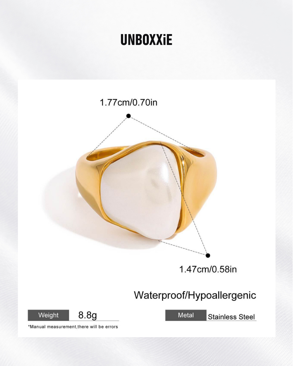 Pearl Elegance – The Auspicious Wholeness Ring