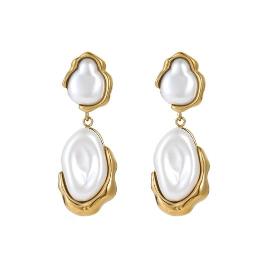 Pearl Elegance – The Auspicious Wholeness Earrings