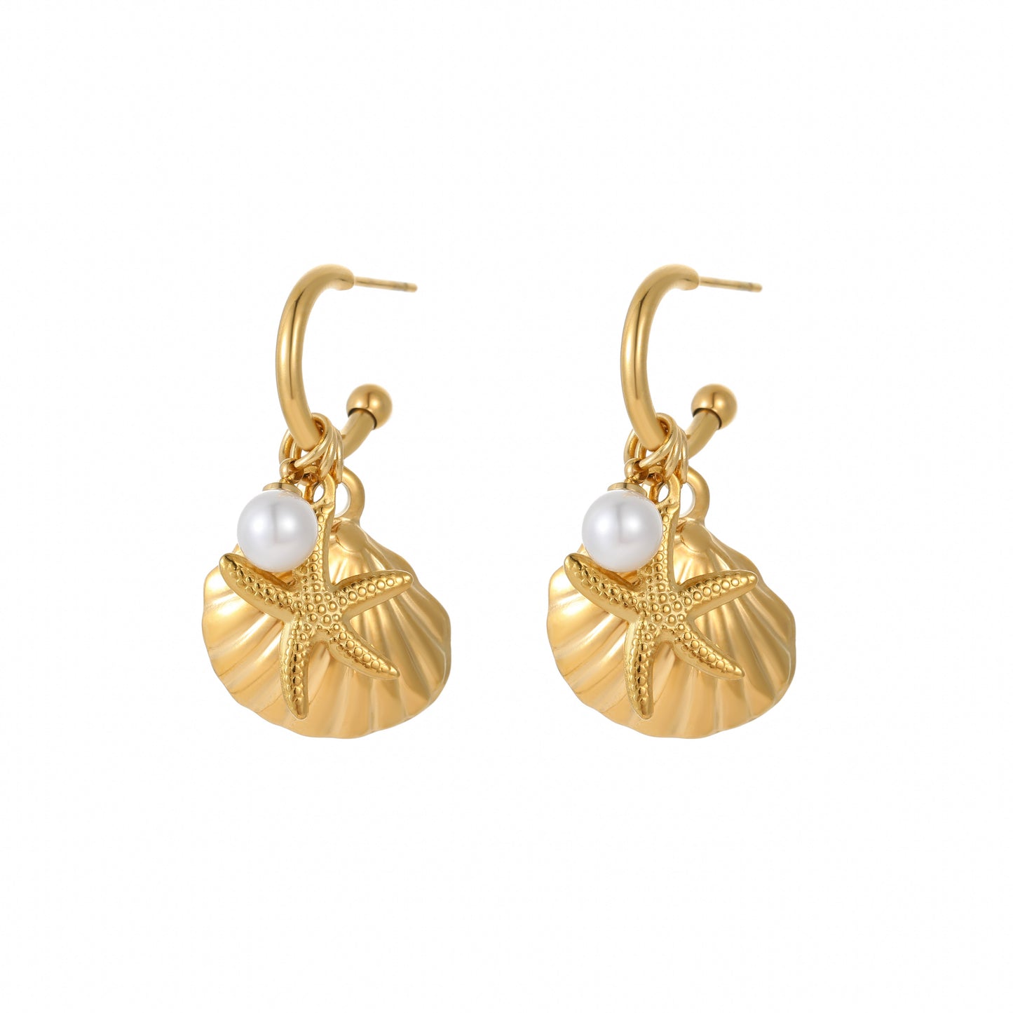 Ocean Auspice – The Seaside Blessing Earrings
