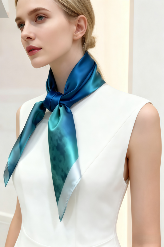 Sea Mist & Mountain Shadow Scarf
