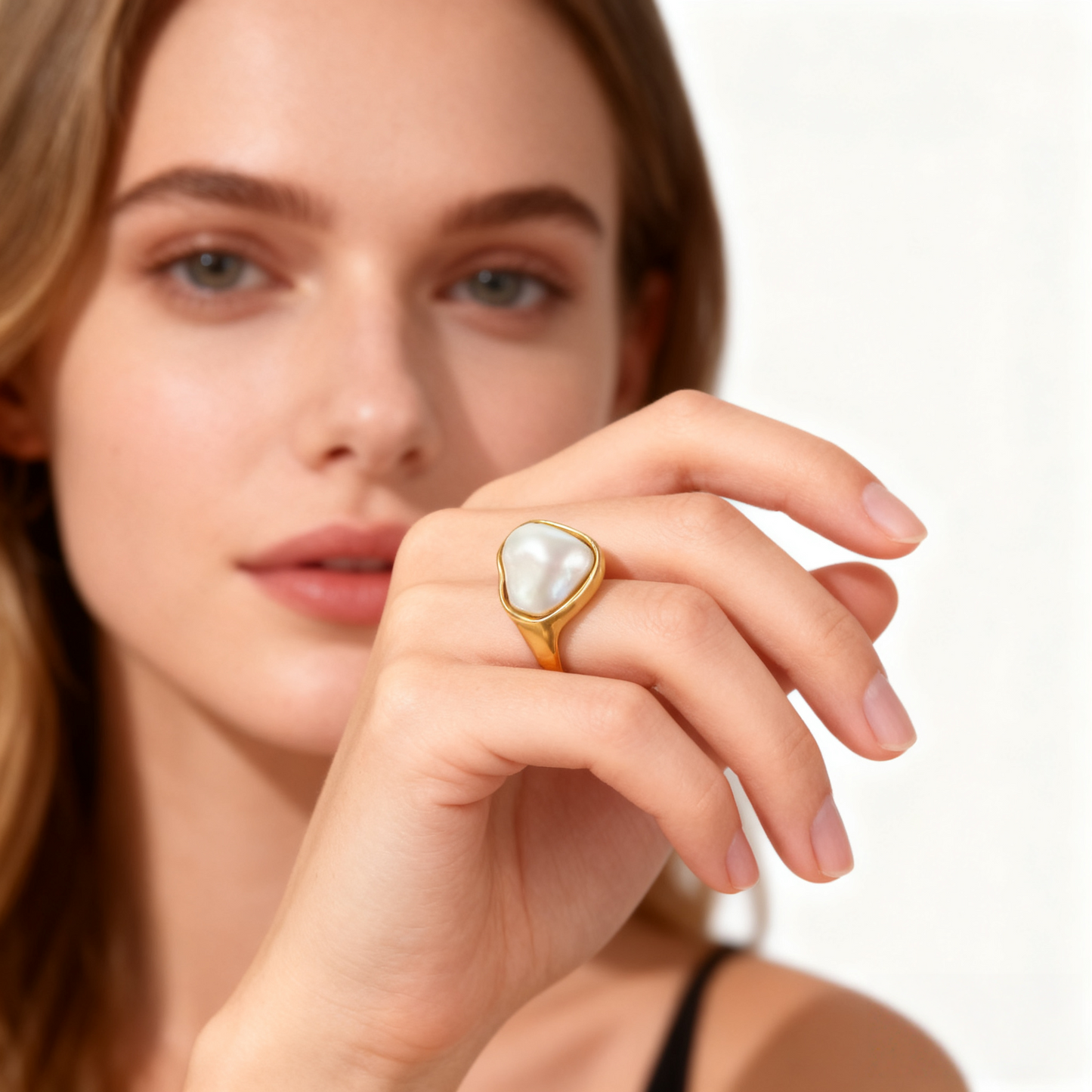 Pearl Elegance – The Auspicious Wholeness Ring