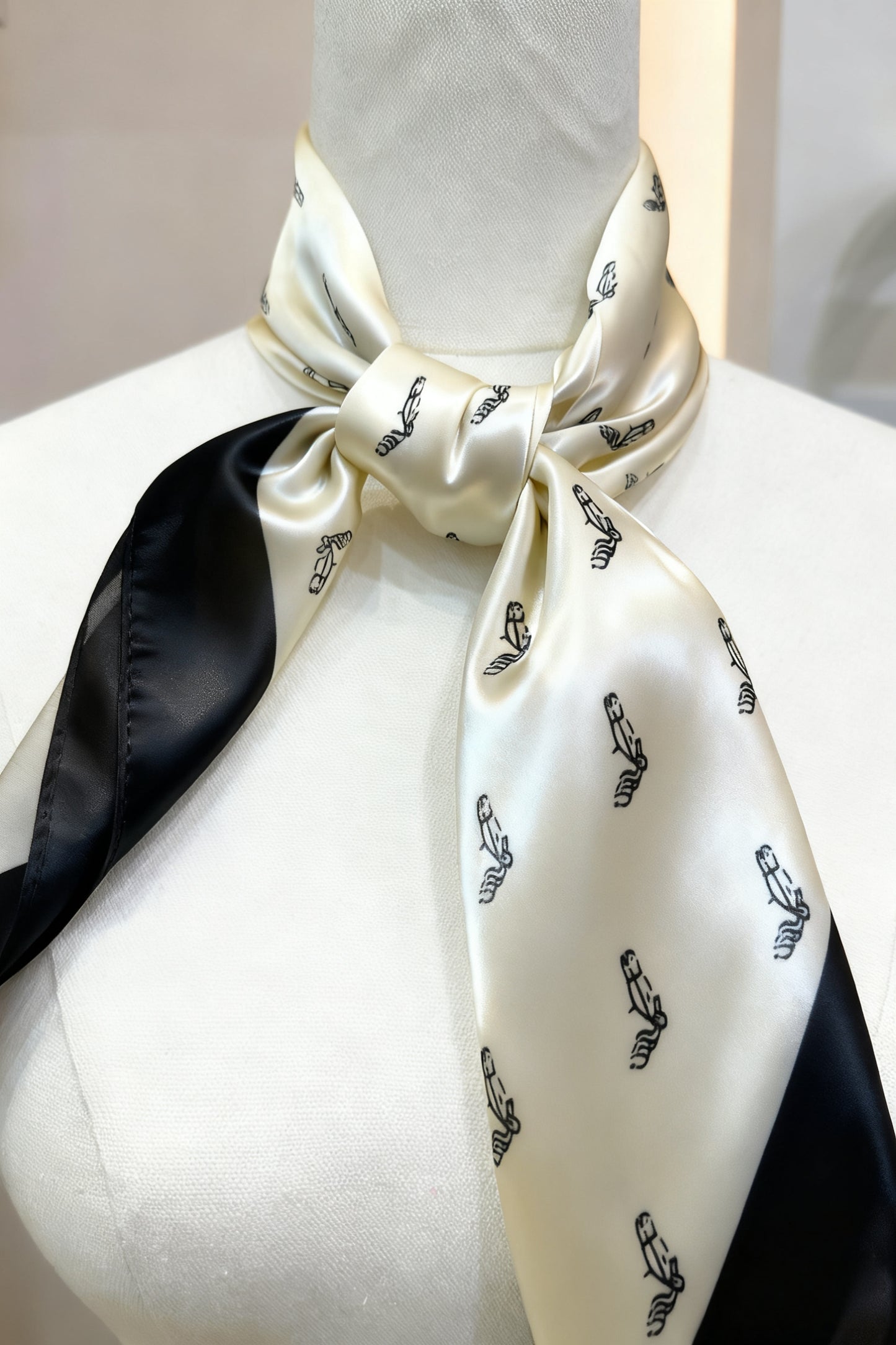 Ink Horse Charm Scarf