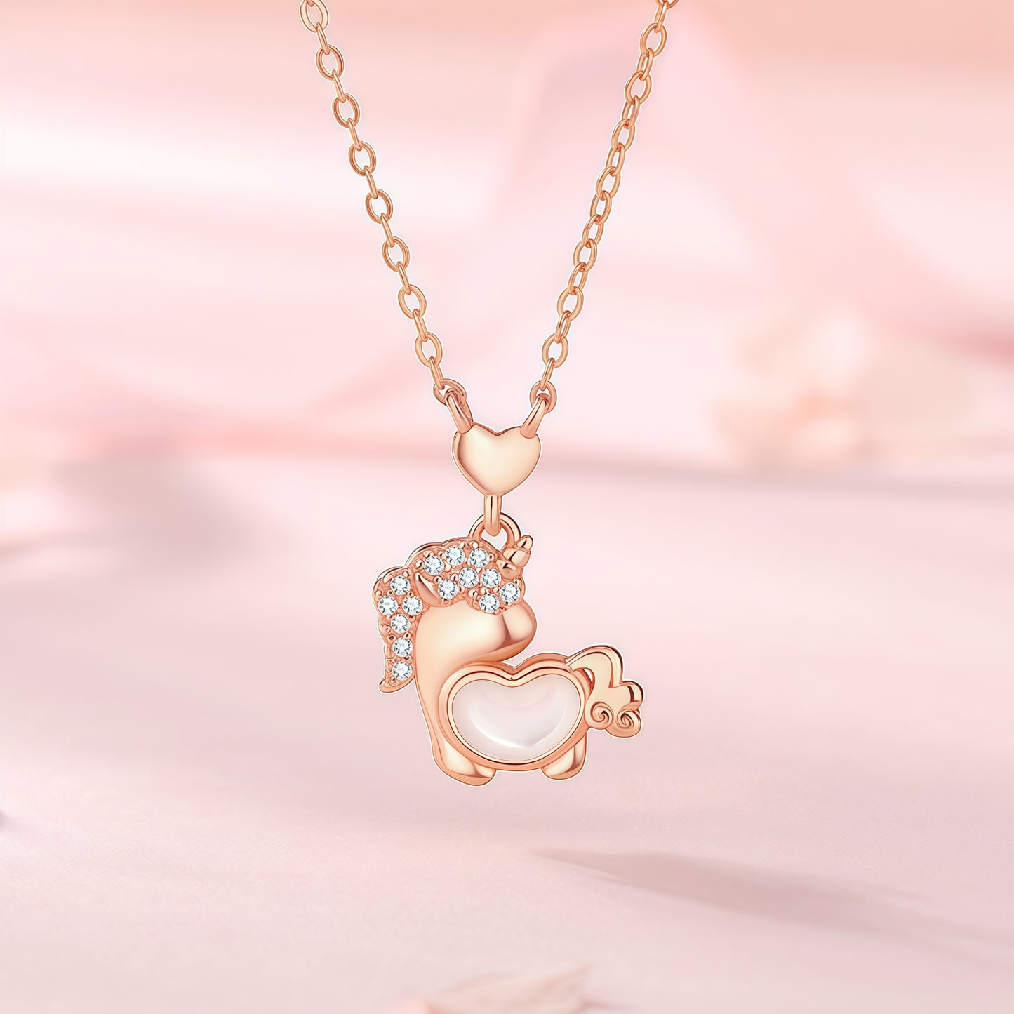 Dreamy Celestial Horse Necklace