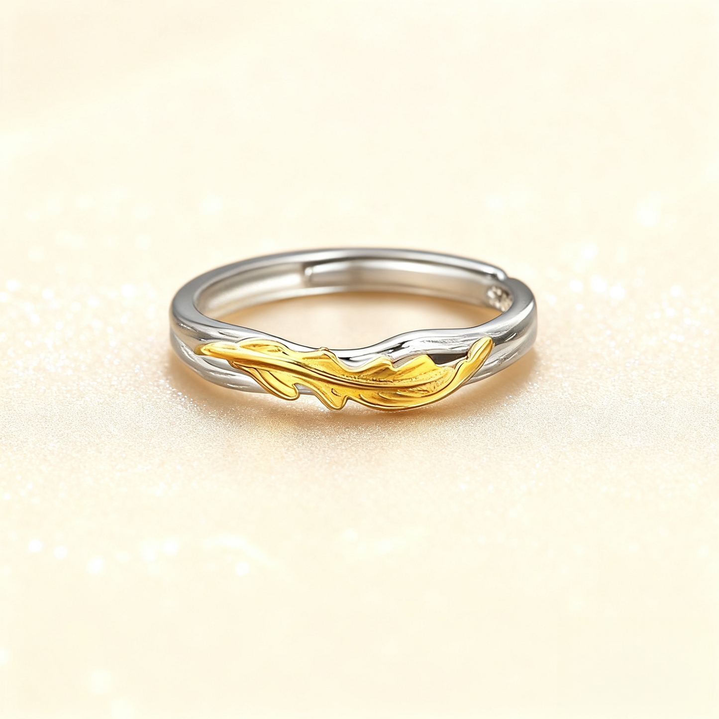 Golden Leaf Career Ring