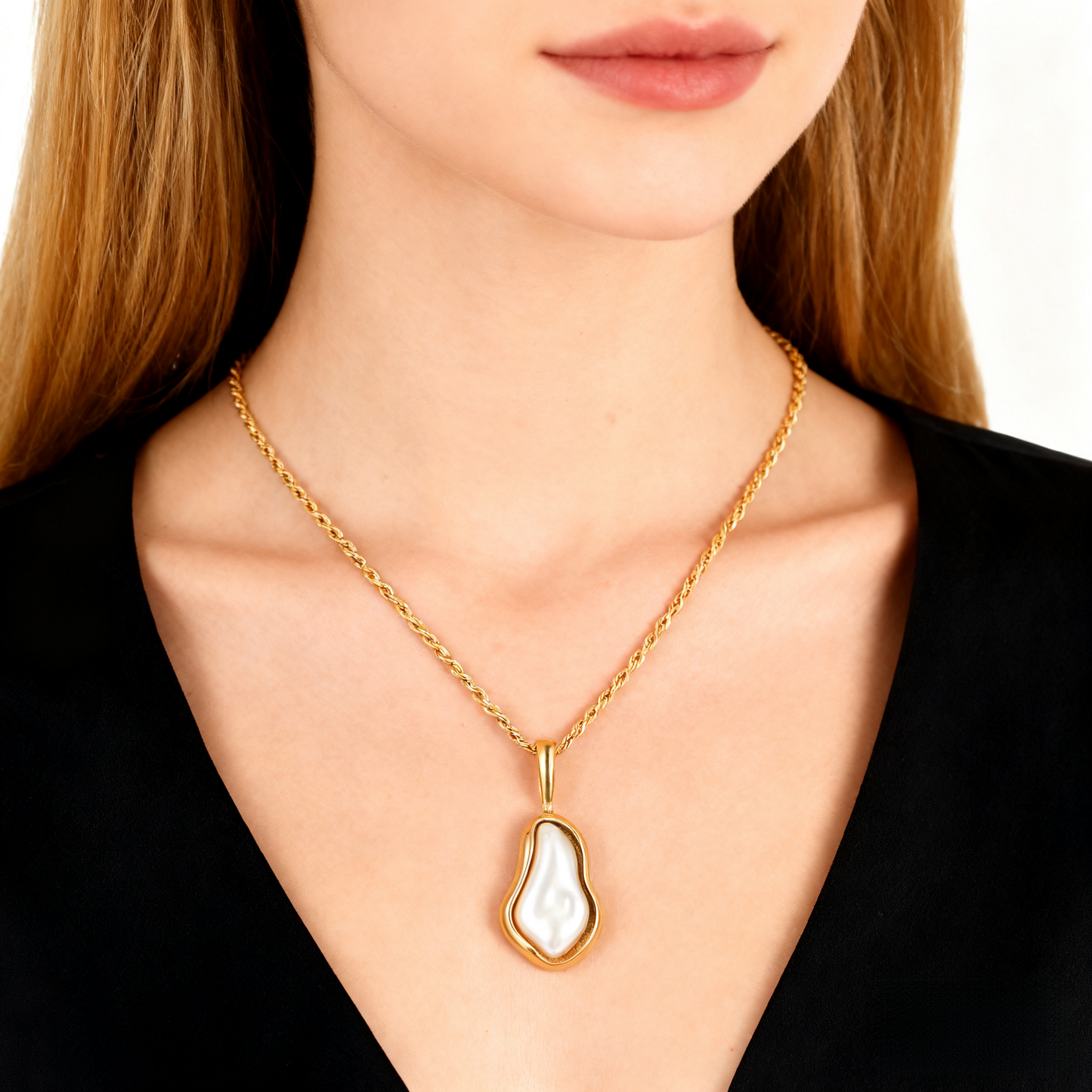 Pearl Elegance – The Auspicious Wholeness Necklace