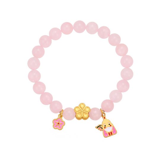 Rose Quartz Romance Bracelet