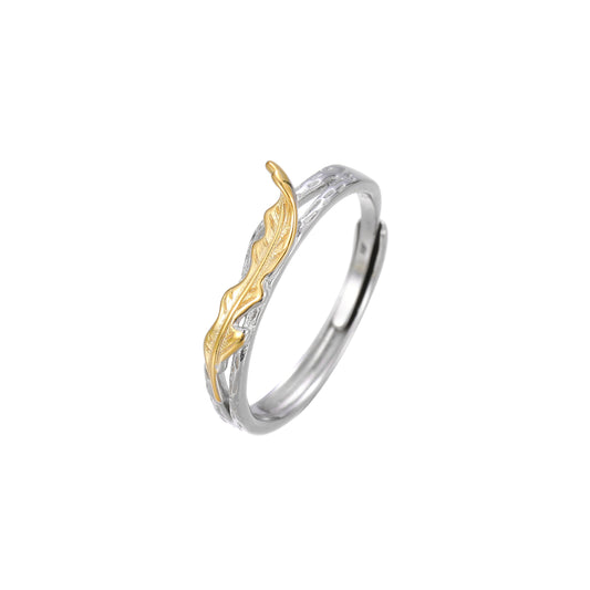 Golden Leaf Career Ring