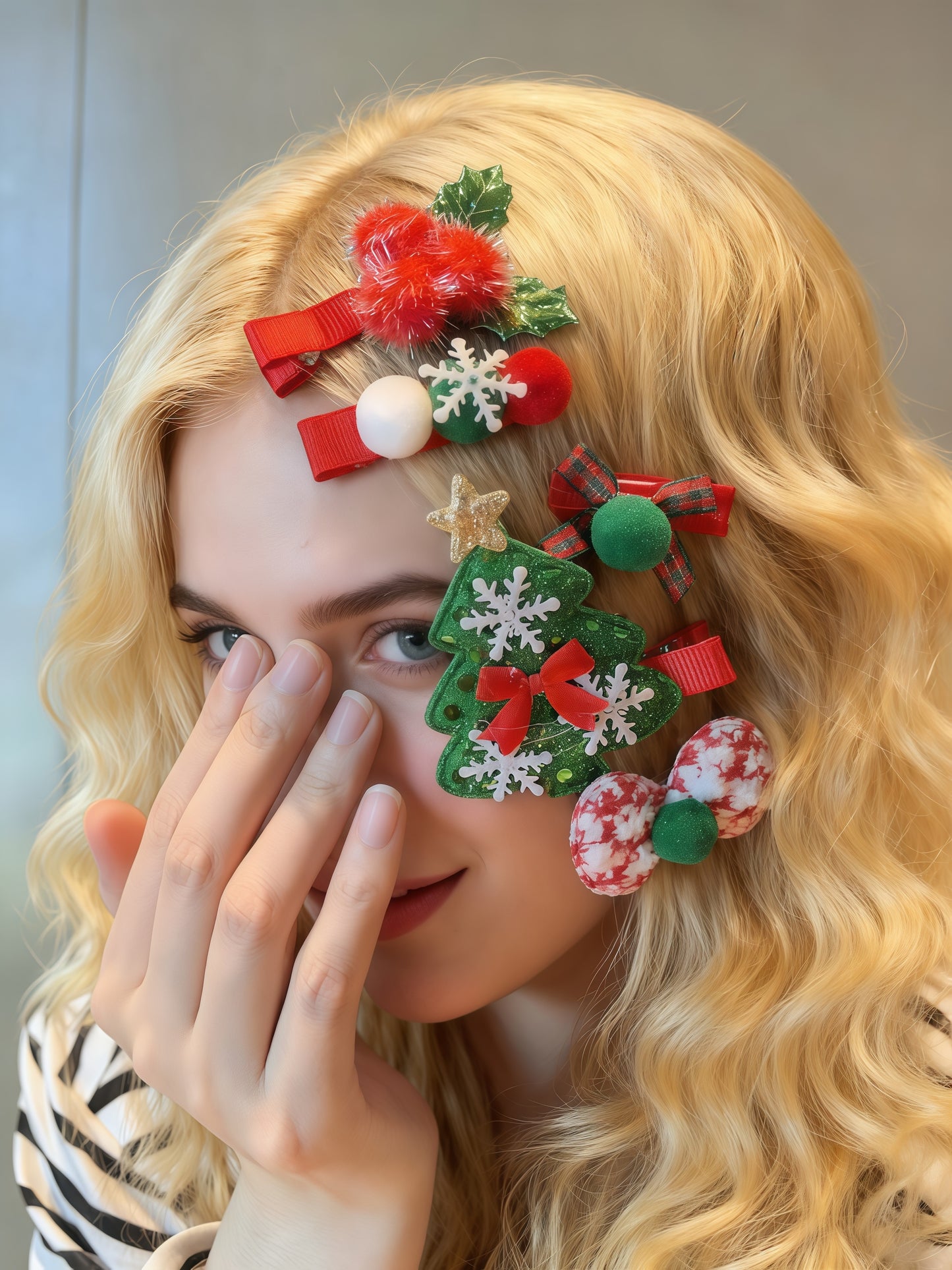 Christmas Tree & Pom - Poms – The Festive Warmth Series