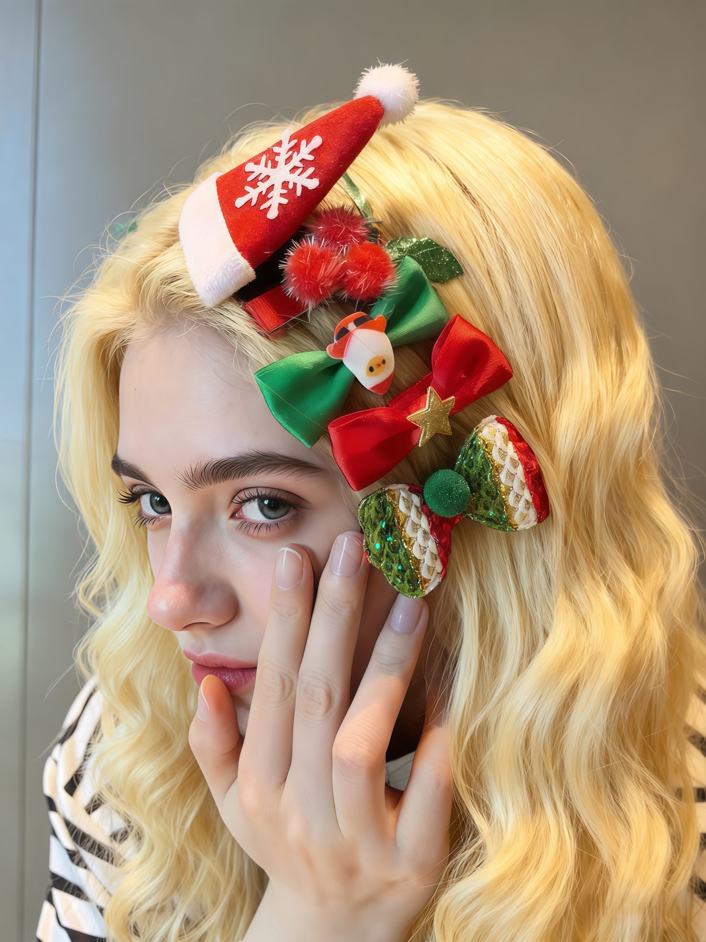 Christmas Hat & Holly – The Festive Cheer Series