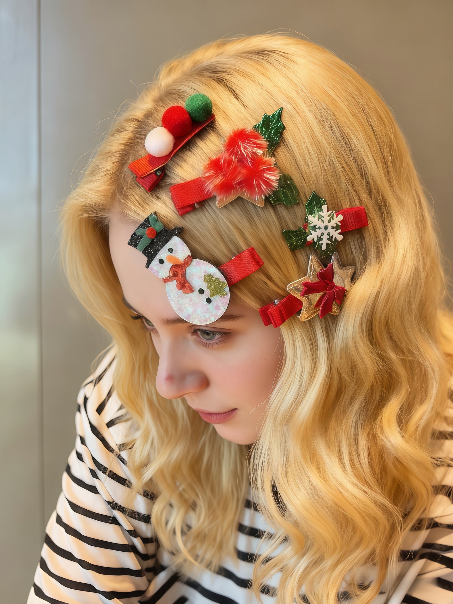 Christmas Snowman & Holly – The Festive Wonder Series