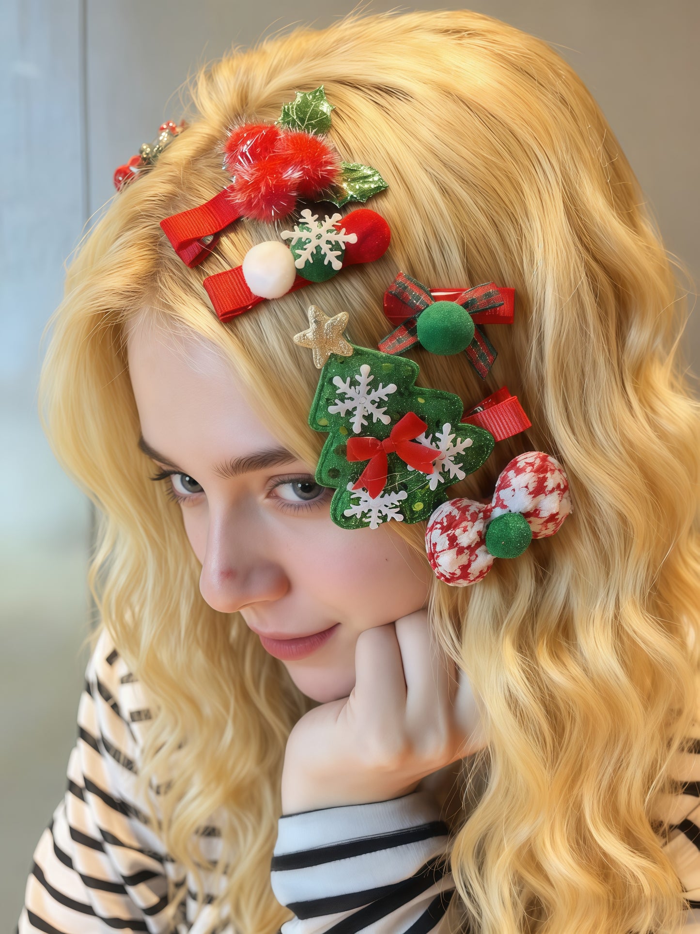 Christmas Tree & Pom - Poms – The Festive Warmth Series