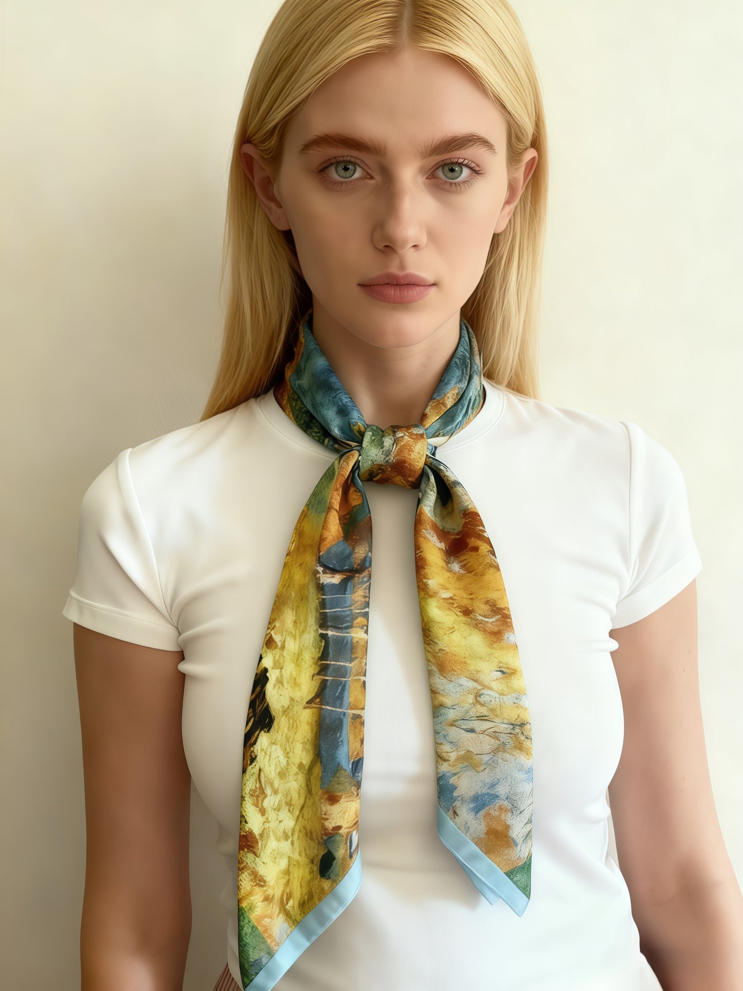 Autumn Forest Painting Scarf