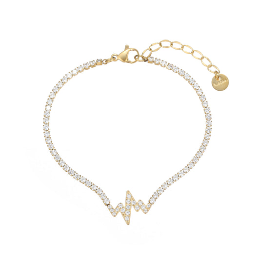 Luminous Hearts – Auspicious Heartbeat Zircon Bracelet