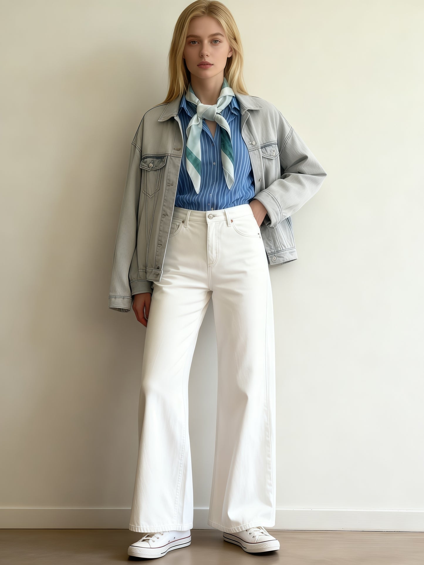 Sea Mist & Mountain Shadow Scarf