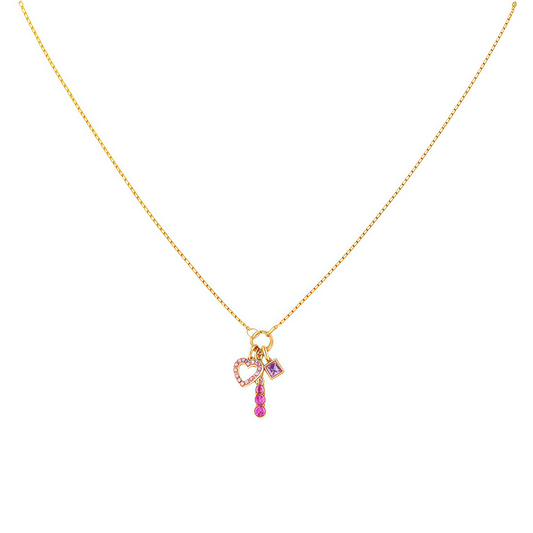 Auspicious Key & Heart – The Eastern Blessing Necklace