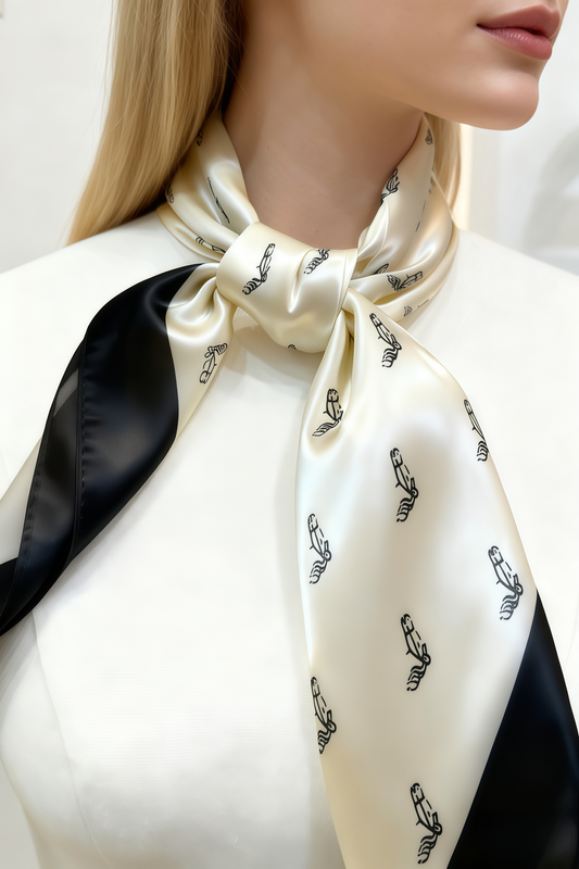 Ink Horse Charm Scarf