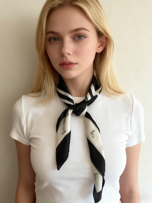 Ink Horse Charm Scarf