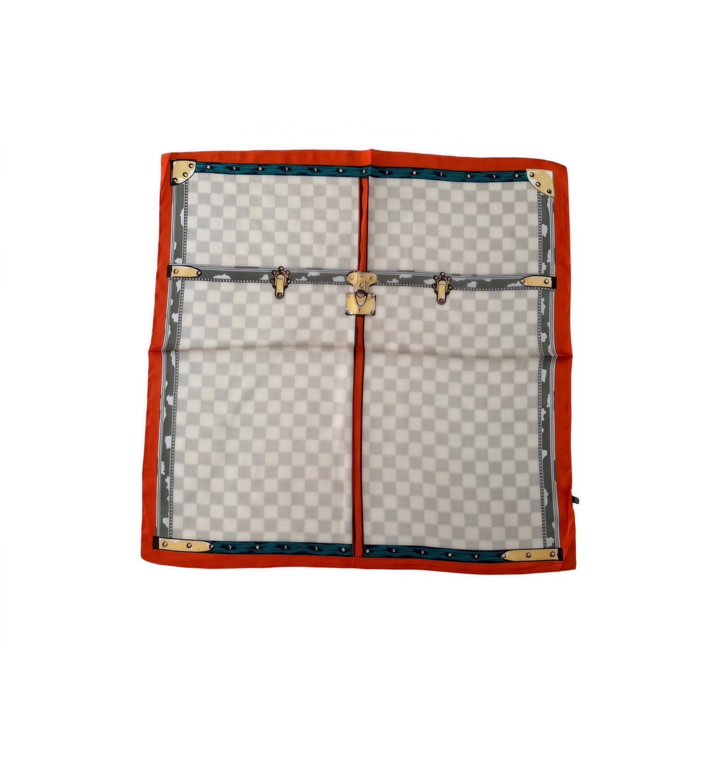 Checker & Trunk Silhouette Scarf